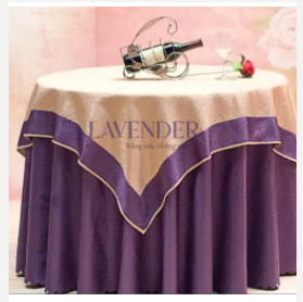 Khăn bàn tròn - Chăn Ga Gối Đệm Khách Sạn Lavender - Công Ty TNHH Nội Thất Lavender